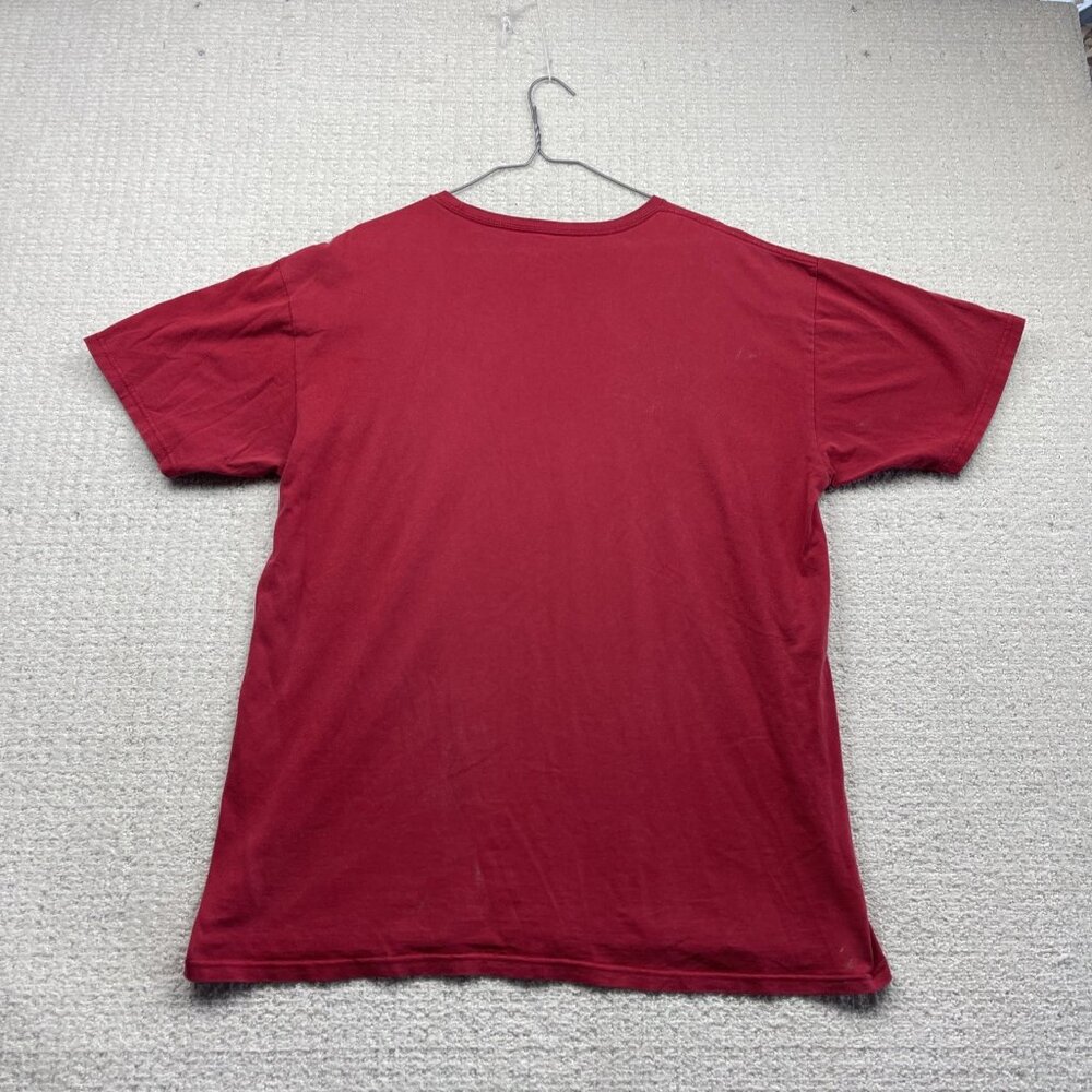 VTG Y2K Billabong Graphic Tee Shirt Mens XL Red Cyber Goth Emo Grunge Skater** - Picture 12 of 15